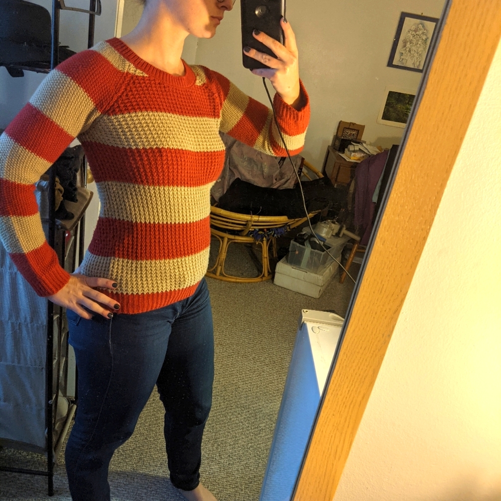 Wet Seal wide striped sweater
